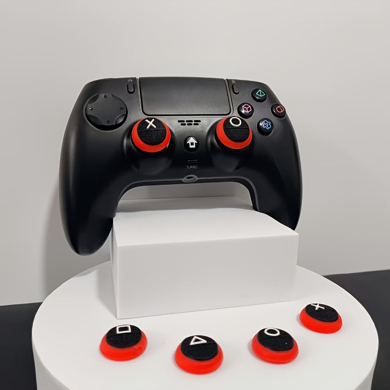🎮 Kit 4x Capas de Borracha para Joystick – Compatíveis com PS4, PS5, Xbox Series e Switch Pro! 🕹️✨