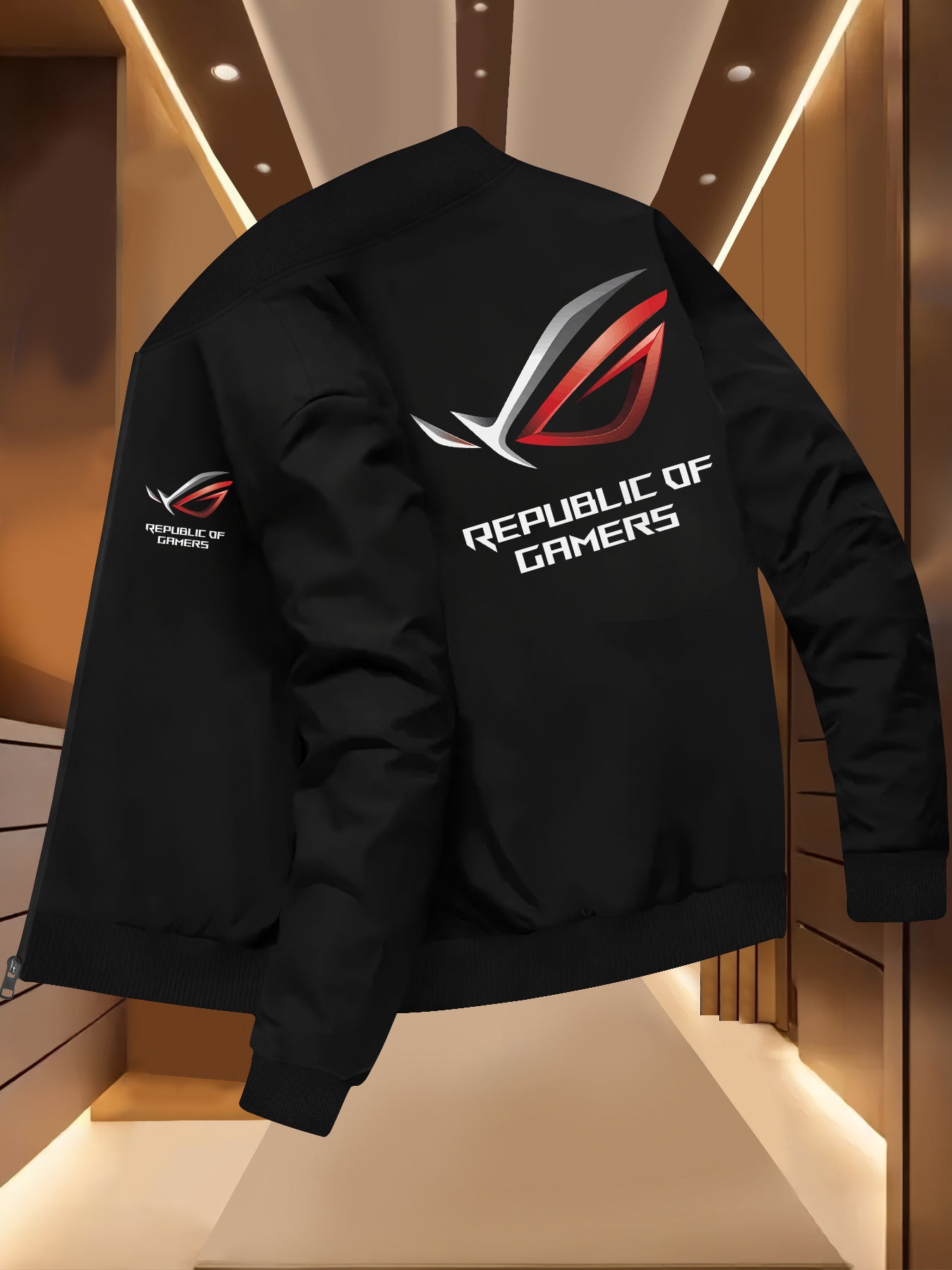 🔥 Jaqueta Slim Fit ROG – Estilo Gamer com Pegada Urbana! 🎮