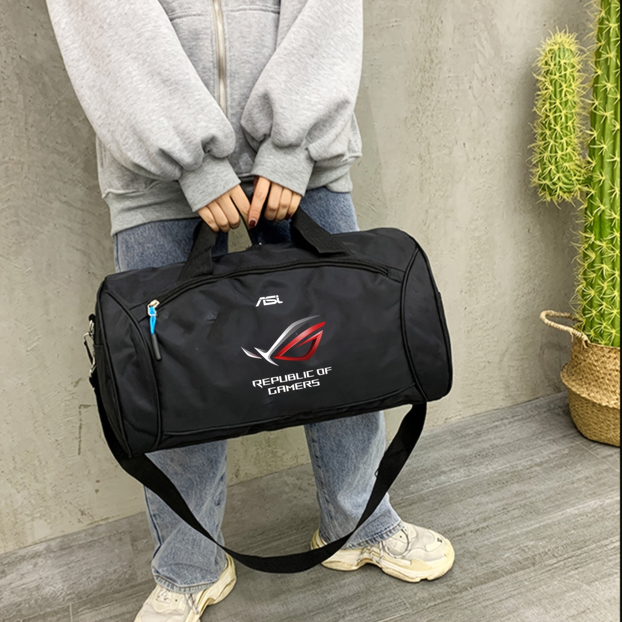 🎒 Bolsa de Viagem ROG Player’s Domain – Estilo, Resistência e Espírito Gamer em Movimento! 💪🎮