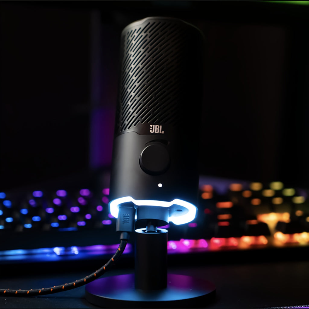 🎙️ Microfone JBL Quantum Stream USB – Som Profissional para Streaming, Gravações e Games! 🔥