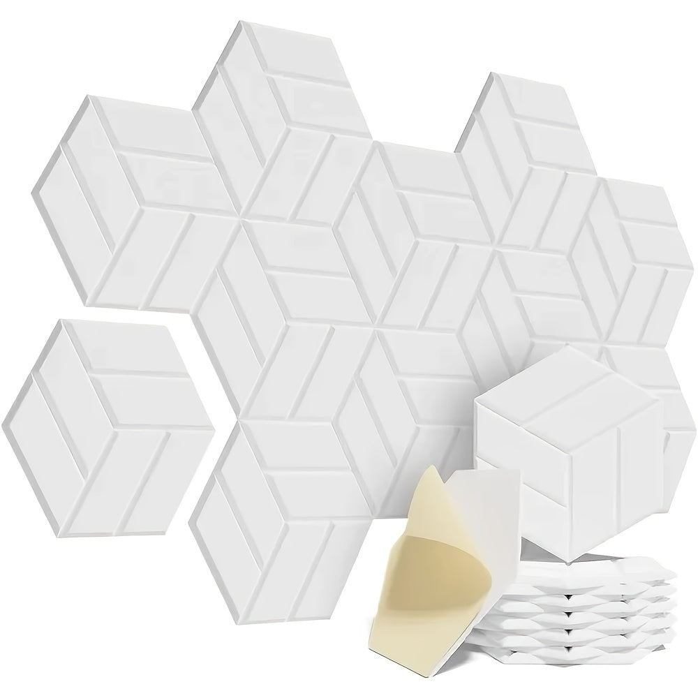 High-Density Self-Adhesive Acoustic Panels (12 pieces)