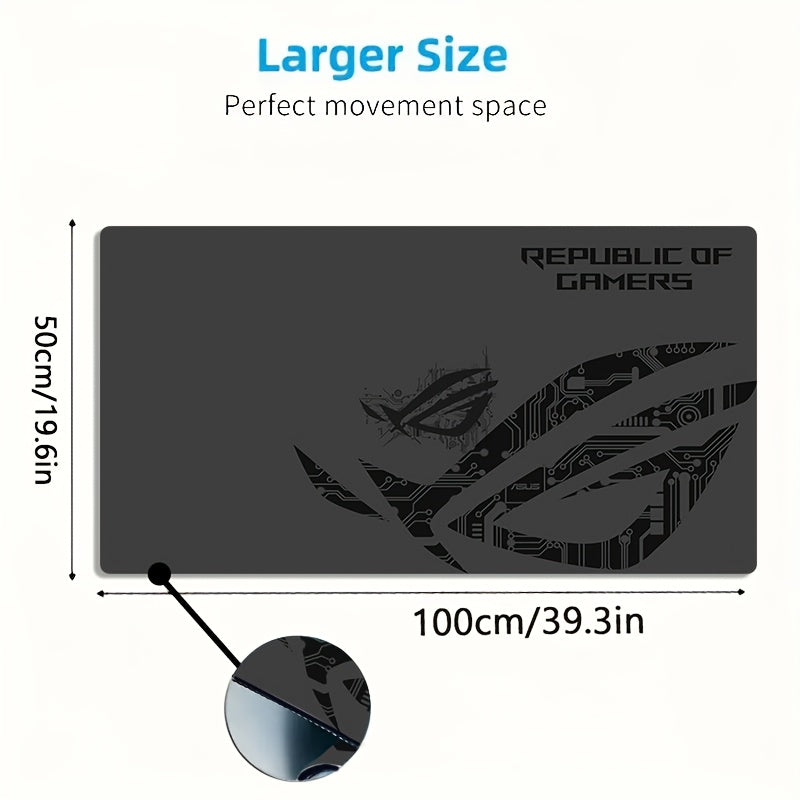 🖱️ Mouse Pad Gamer Grande com Design de Placa de Circuito – Base Antiderrapante e Superfície Lavável! ⚡