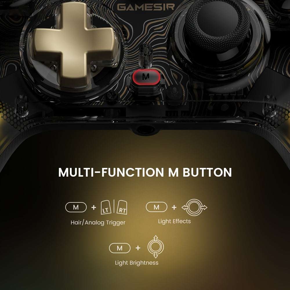 🎮✨ GameSir Kaleid Flux – O Controle RGB Transparente Que Eleva Seu Jogo a Outro Nível! ✨🎮