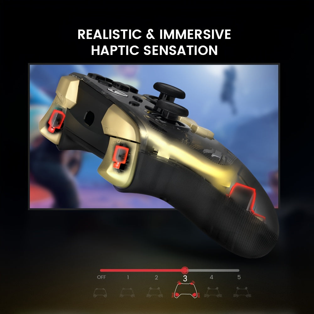🎮✨ GameSir Kaleid Flux – O Controle RGB Transparente Que Eleva Seu Jogo a Outro Nível! ✨🎮