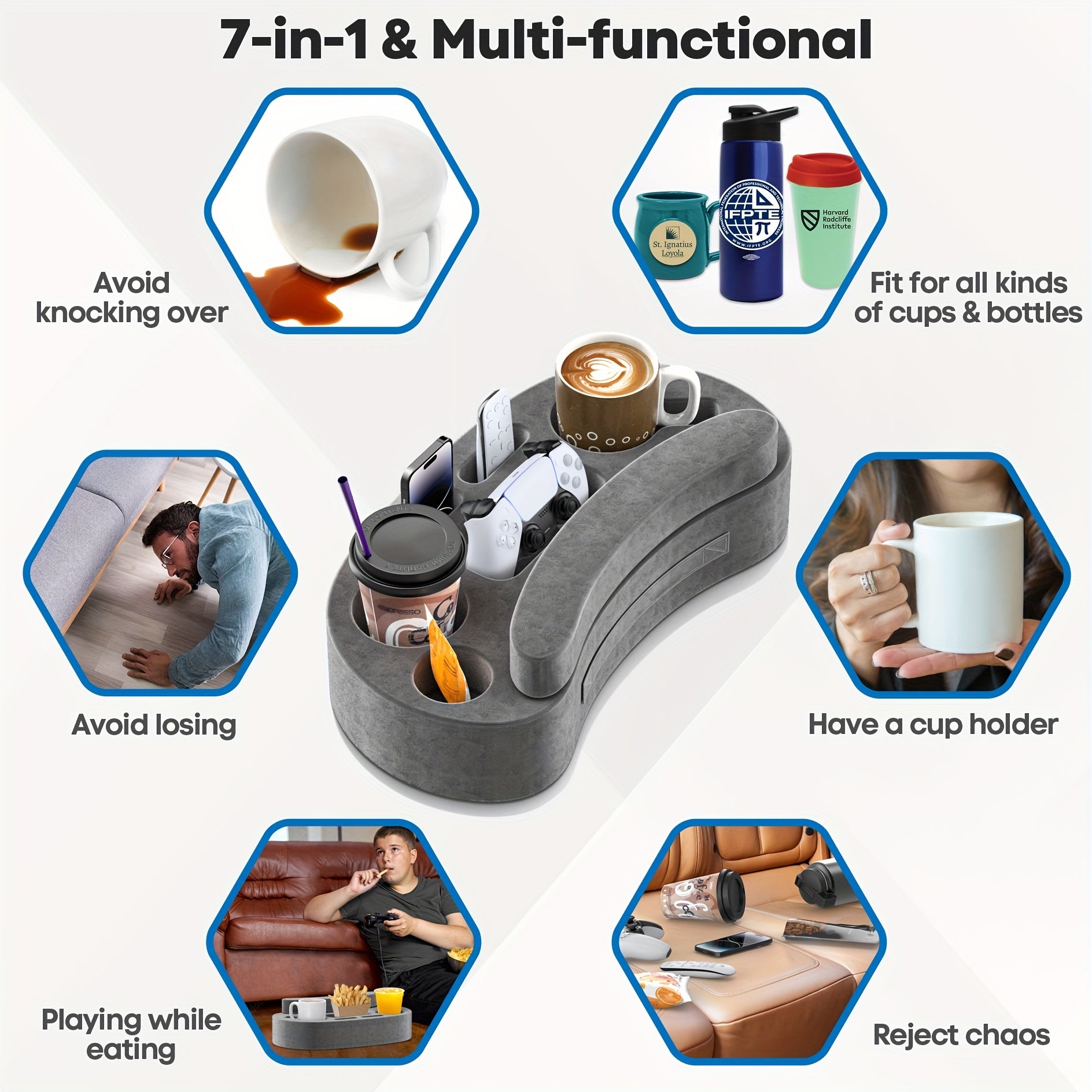 🎮🛋️ Suporte Multi-Funcional para Controle – Conforto e Praticidade em Sua Sessão de Jogo! 🛋️🎮