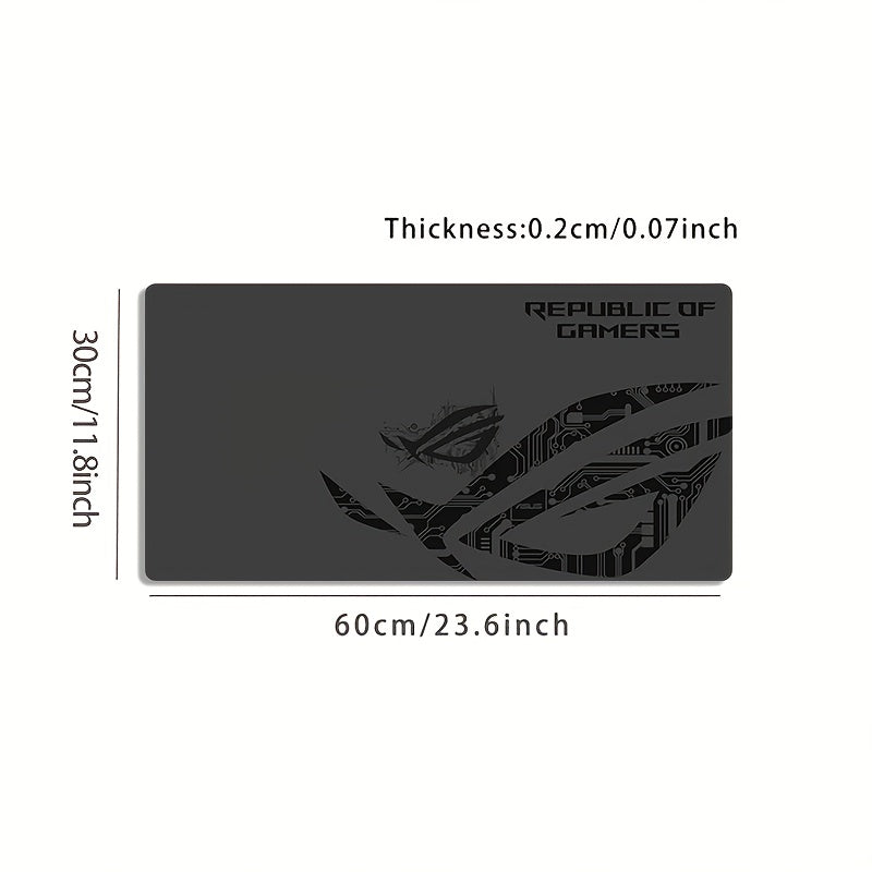 🖱️ Mouse Pad Gamer Grande com Design de Placa de Circuito – Base Antiderrapante e Superfície Lavável! ⚡